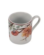Le Coq KEPOS KEPOS Tazza caffè bianca con fiori cl 10 - Confezione da 6 pezzi