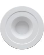 PORVASAL Piatto White Fondo Ronda - Confezione da 6 pezzi