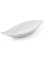 LE COQ Febe Coppa foglia color avorio 36x15 cm H. 6 cm