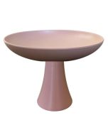 EFAY Ciotola buffet Solar rosa in melamina con piedistallo