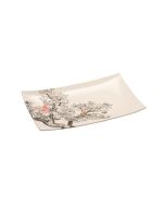 LE COQ PORCELAINE KERASIA Vassoio rettangolare avorio cm 30